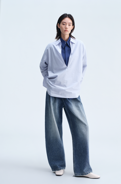 OPICLOTH 14.8OZ DOUBLE-PLEAT JEANS
