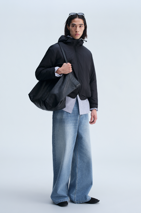 OPICLOTH WASHED WIDE-LEG JEANS