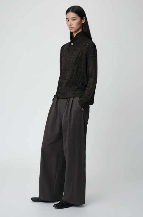 OPICLOTH SHAWL COLLAR CARDIGAN