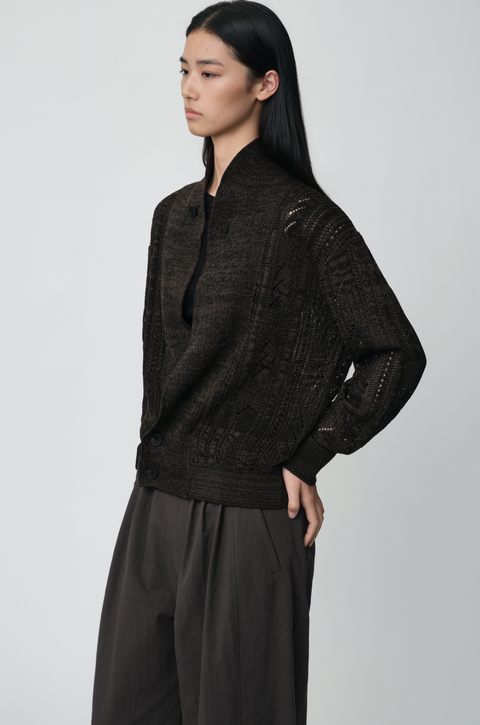 OPICLOTH SHAWL COLLAR CARDIGAN