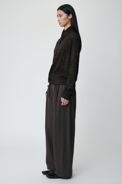 OPICLOTH SHAWL COLLAR CARDIGAN