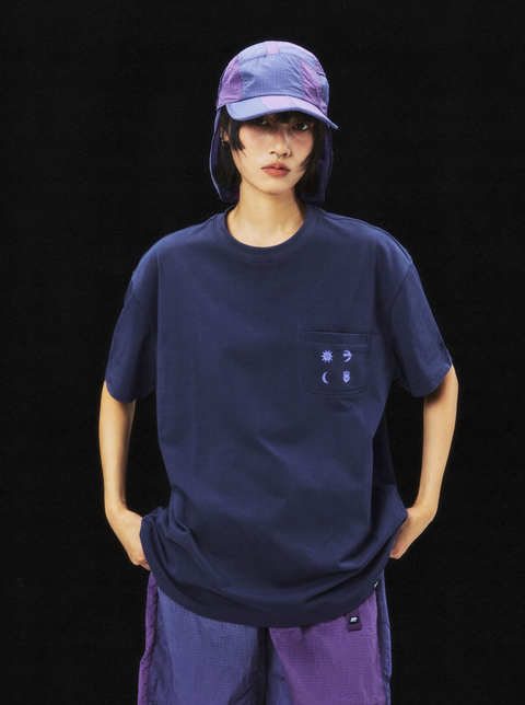 MOUNTAIN FEVER METALLIC NYLON PATCHWORK CAP WITH NECK SHADE
