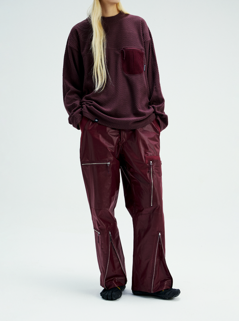 MOUNTAIN FEVER ZIGZAG FLEECE MOCK NECK PULLOVER