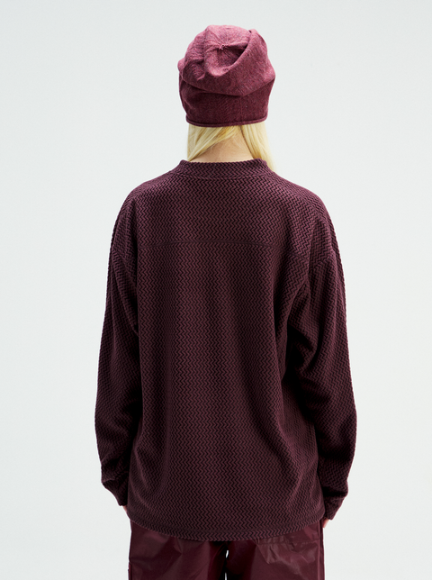 MOUNTAIN FEVER ZIGZAG FLEECE MOCK NECK PULLOVER