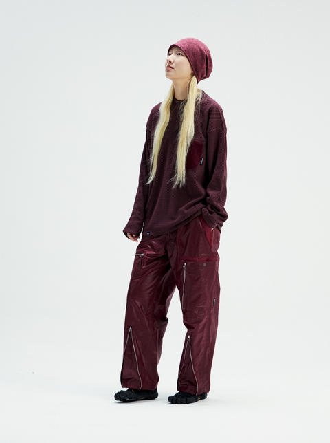 MOUNTAIN FEVER ZIGZAG FLEECE MOCK NECK PULLOVER