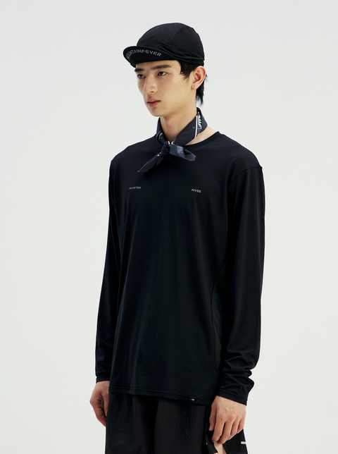 MOUNTAIN FEVER PIXEL GRAPHIC QUICK DRY LONG SLEEVE T-SHIRT