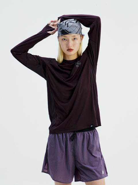 MOUNTAIN FEVER PIXEL GRAPHIC QUICK DRY LONG SLEEVE T-SHIRT