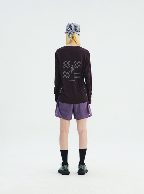 MOUNTAIN FEVER PIXEL GRAPHIC QUICK DRY LONG SLEEVE T-SHIRT