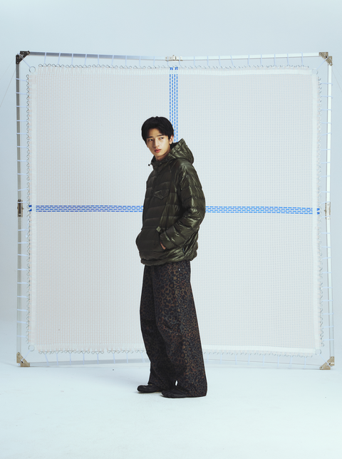 MOUNTAIN FEVER LEOPARD RIPSTOP PLEATED PARACHUTE PANTS