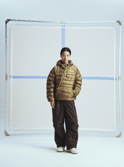 MOUNTAIN FEVER LEOPARD RIPSTOP PLEATED PARACHUTE PANTS