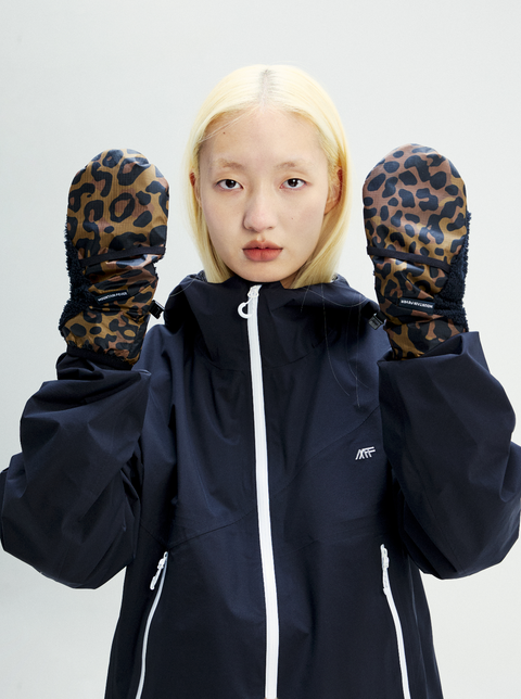 MOUNTAIN FEVER PRIMALOFT LEOPARD CONVERTIBLE MITTENS