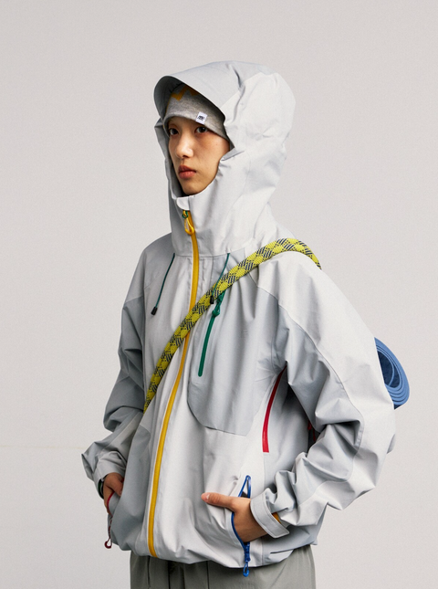 MOUNTAINFEVER ASYMMETRIC COLORBLOCK 3L SHELL JACKET
