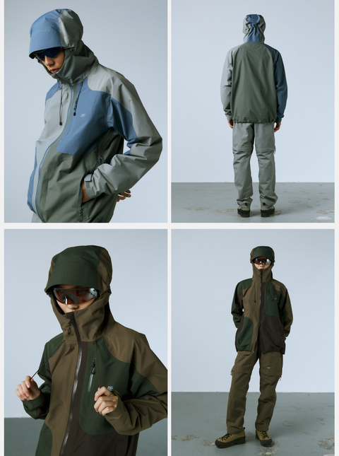 MOUNTAINFEVER ASYMMETRIC COLORBLOCK 3L SHELL JACKET