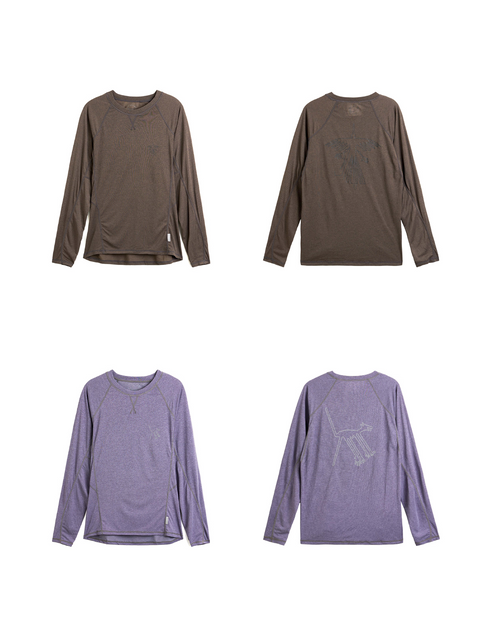 MOUNTAINFEVER NAZCA GRAPHIC QUICK DRY LONG SLEEVE T-SHIRT