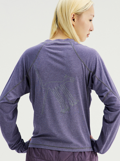 MOUNTAINFEVER NAZCA GRAPHIC QUICK DRY LONG SLEEVE T-SHIRT