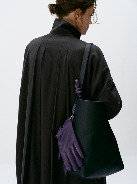 SIMPLE PROJECT HINGE BELT TOTE BAG