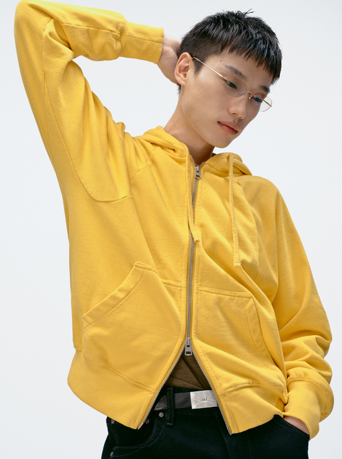 SIMPLE PROJECT WASHED OVERDYED SWEATSHIRT