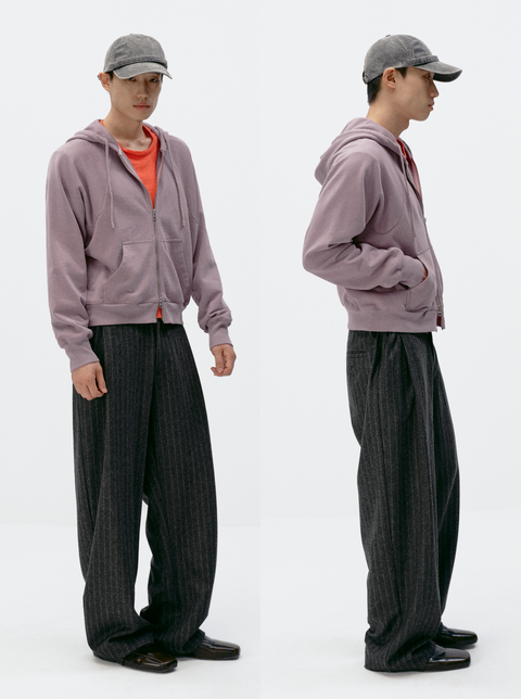 SIMPLE PROJECT V3 PLEATED WOOLEN TROUSERS