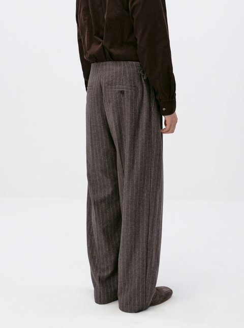 SIMPLE PROJECT V3 PLEATED WOOLEN TROUSERS
