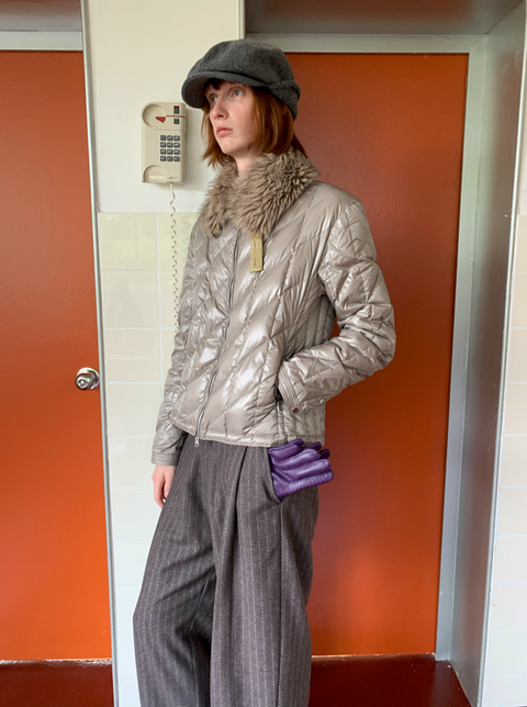 SIMPLE PROJECT V3 PLEATED WOOLEN TROUSERS