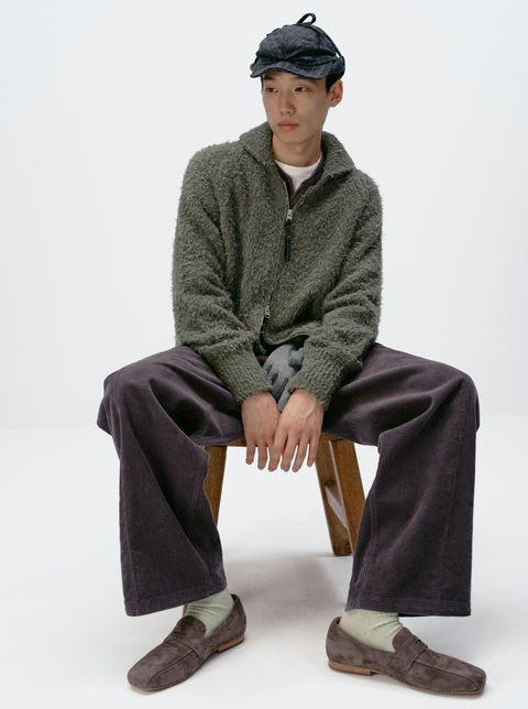 SIMPLE PROJECT SHAWL COLLAR CARDIGAN