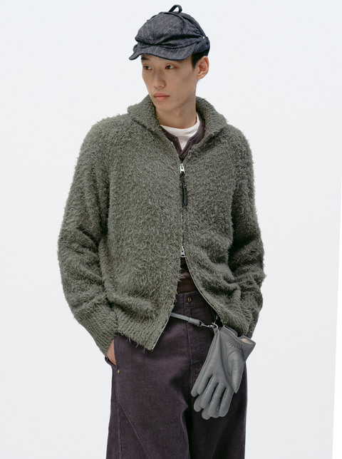 SIMPLE PROJECT SHAWL COLLAR CARDIGAN