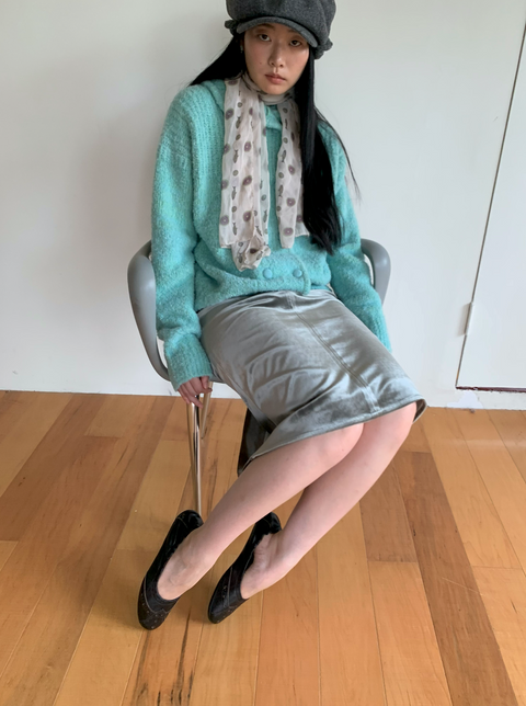 SIMPLE PROJECT ALPACA CARDIGAN