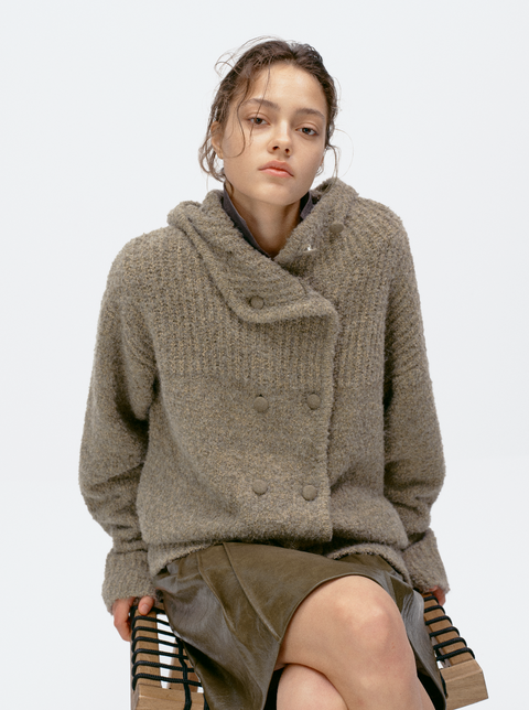 SIMPLE PROJECT ALPACA CARDIGAN