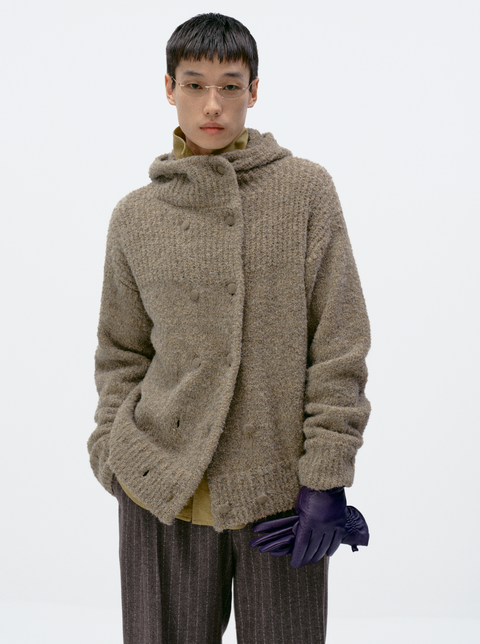 SIMPLE PROJECT ALPACA CARDIGAN