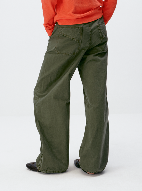 SIMPLE PROJECT WASHED TROUSERS