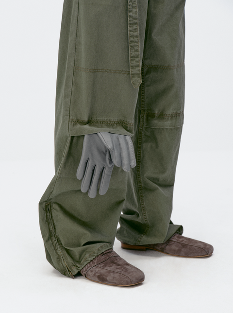 SIMPLE PROJECT WASHED TROUSERS