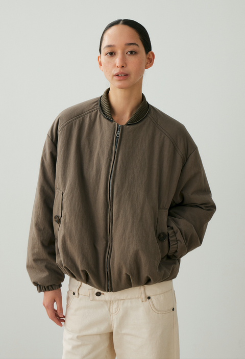 NULL NONE DETACHABLE FUR COLLAR SHORT PARKA