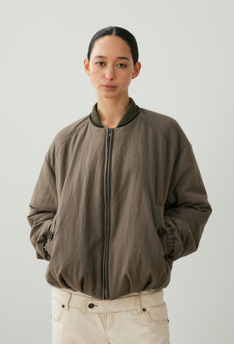 NULL NONE DETACHABLE FUR COLLAR SHORT PARKA