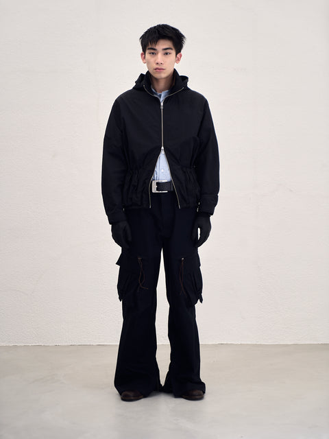 SAIRENSSEI STRAIGHT-LEG OVERSIZED UTILITY PANTS