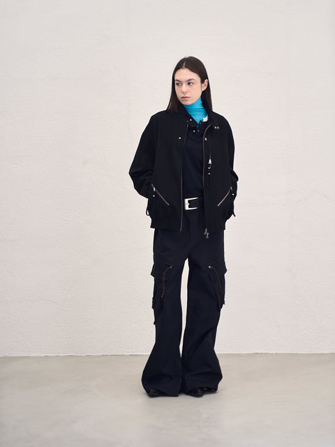 SAIRENSSEI STRAIGHT-LEG OVERSIZED UTILITY PANTS