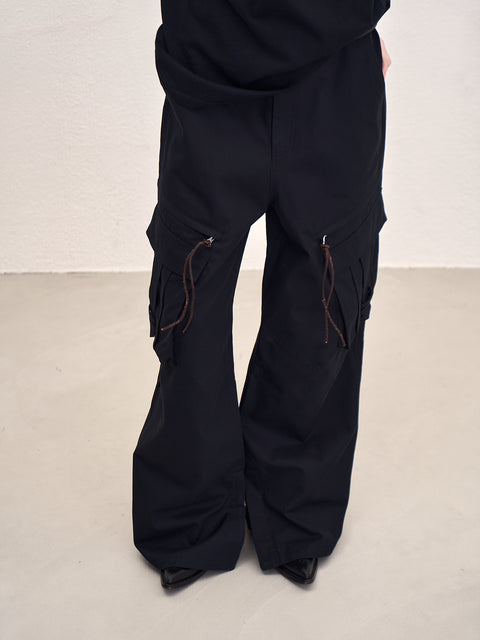 SAIRENSSEI STRAIGHT-LEG OVERSIZED UTILITY PANTS