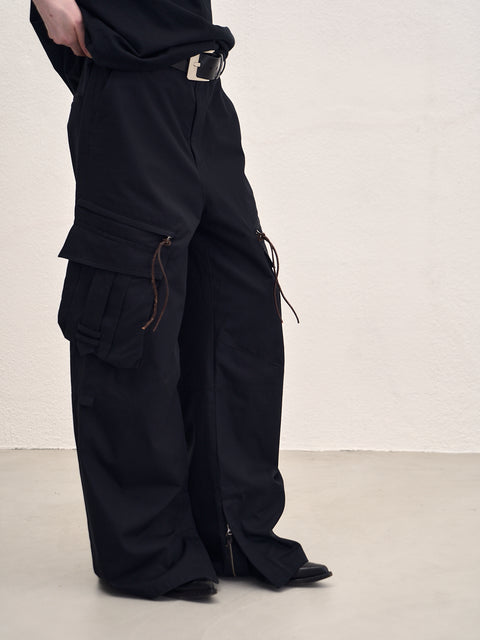 SAIRENSSEI STRAIGHT-LEG OVERSIZED UTILITY PANTS