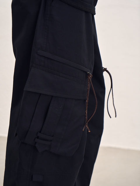 SAIRENSSEI STRAIGHT-LEG OVERSIZED UTILITY PANTS