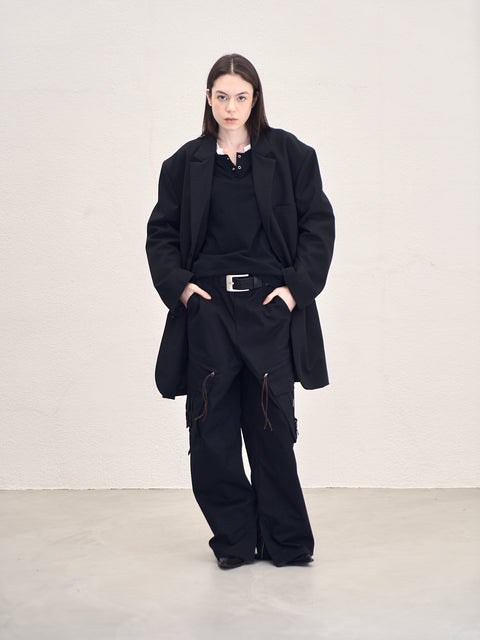 SAIRENSSEI OVERSIZED LONG BLAZER