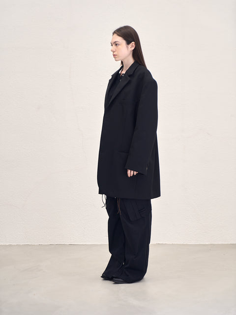 SAIRENSSEI OVERSIZED LONG BLAZER