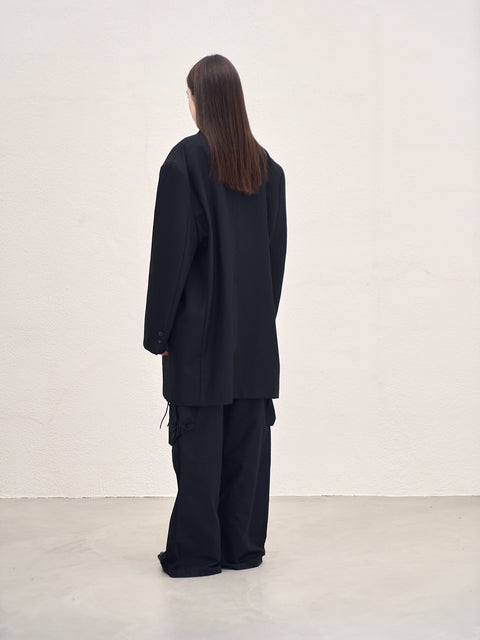 SAIRENSSEI OVERSIZED LONG BLAZER