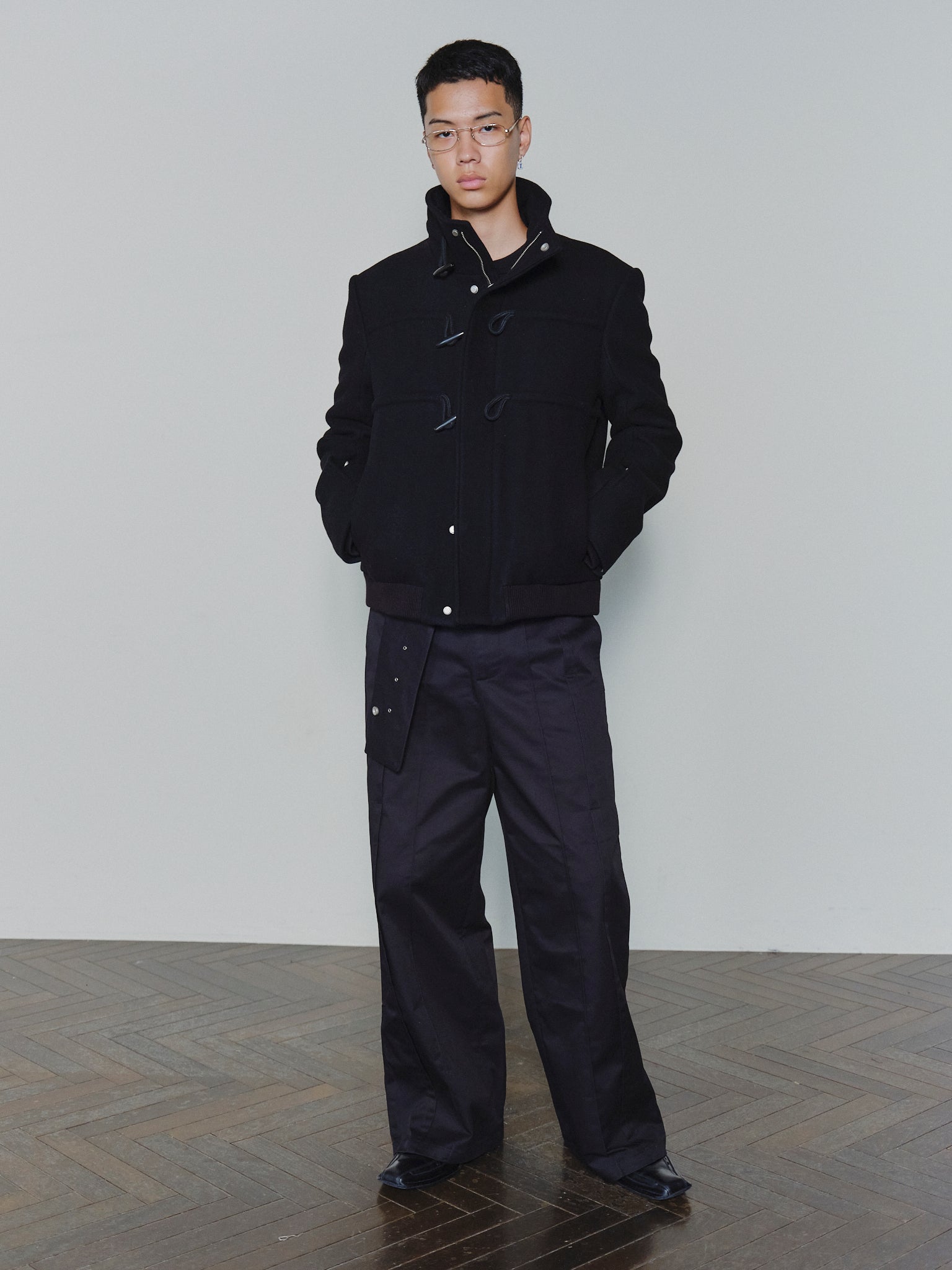 SAIRENSSEI ROPE-LINKED WOOL COAT – Remold Lab