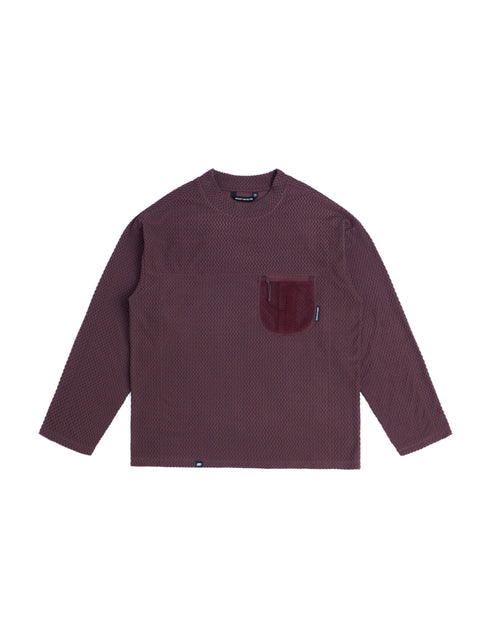 MOUNTAIN FEVER ZIGZAG FLEECE MOCK NECK PULLOVER
