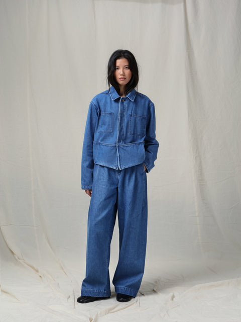VAPOURBLUE PAINTER DENIM JACKET