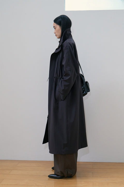 DOSORDONTS DRAWSTRING TRENCH COAT