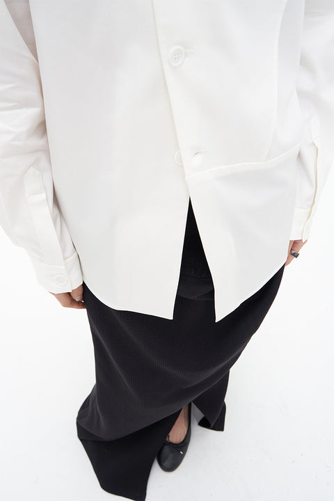 DOSORDONTS ASYMMETRICAL BUTTONED TOP