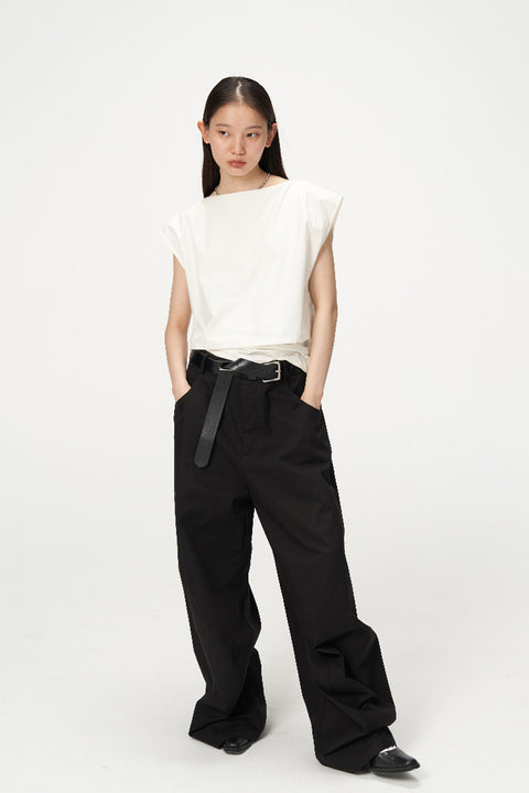 DOSORDONTS WAVY STYLE WIDE LEG PANTS