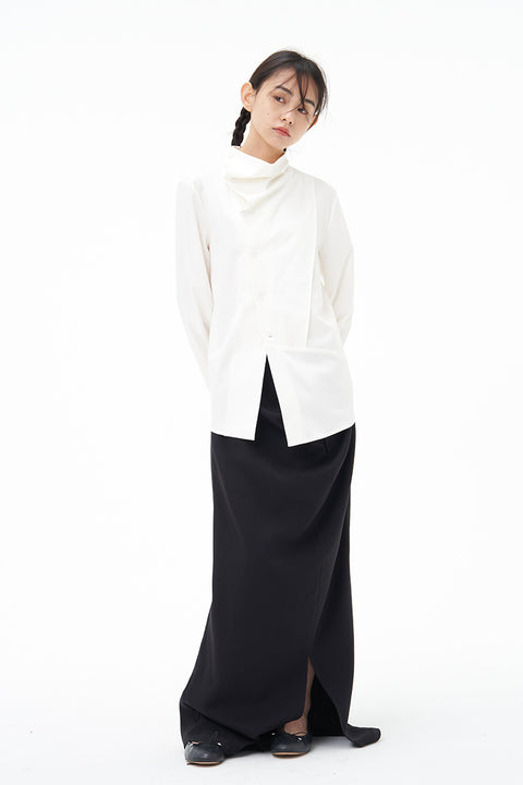 DOSORDONTS ASYMMETRICAL BUTTONED TOP