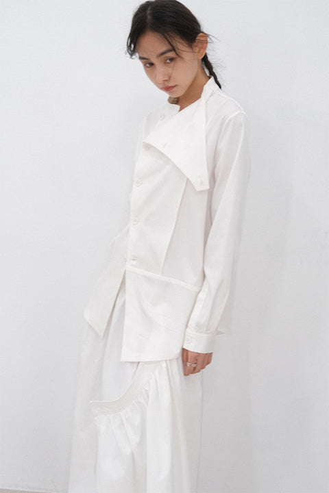 DOSORDONTS ASYMMETRICAL BUTTONED TOP