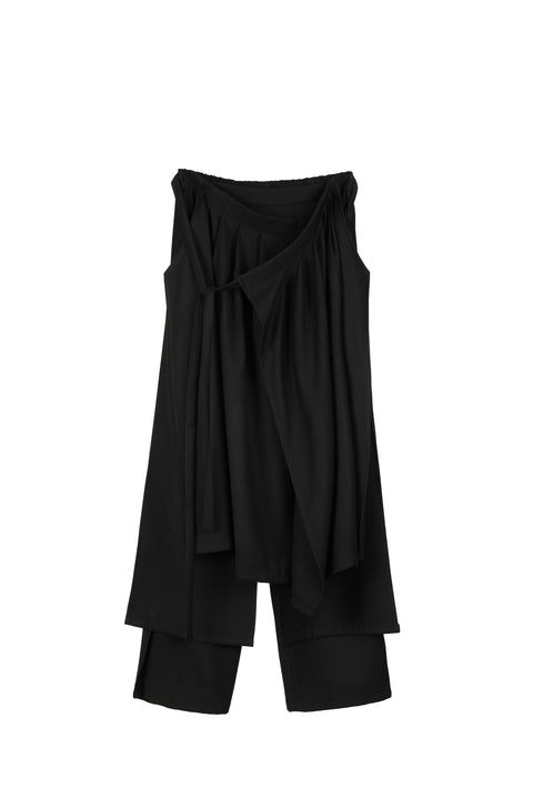 VAPOURBLUE Unisex Layered Trousers